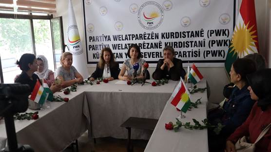 PWKyê li Amed, Mêrdîn, Êlih û Stenbolê Leyla Qasim û hevalên wê bi bîr anî / Wêne: PWK