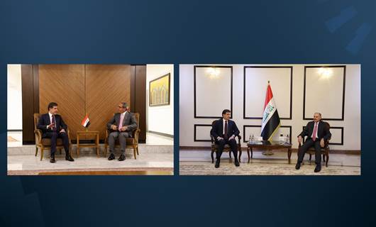 President Barzani meets with Iraqi officials in Baghdad