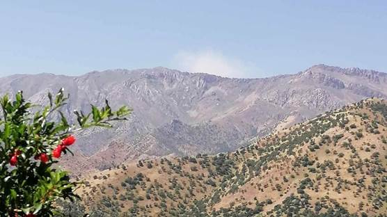 Foto: Asos Dağı'nın bombalanma anı