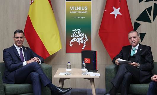 İspanya Başbakanı Sanchez (solda) ile Türkiye Cumhurbaşkanı Erdoğan / A