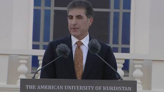 Kürdistan Bölgesi Başkanı Neçirvan Barzani, Duhok Kürdistan Amerikan Üniversitesi (AUK) 6. Dönem Mezuniyet törenine katıldı. / Rûdaw