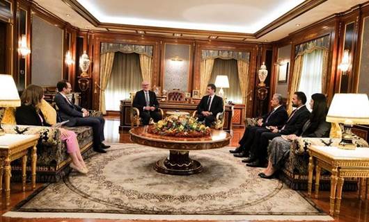 Başkan Neçirvan Barzani, İngiliz büyükelçiyi kabul etti
