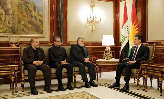 President Barzani receives Iranian delegation in Erbil