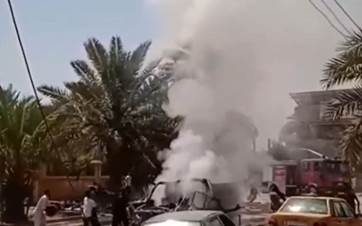 Explosion in Deir ez-Zor on June 8, 2024. Photo: SOHR 