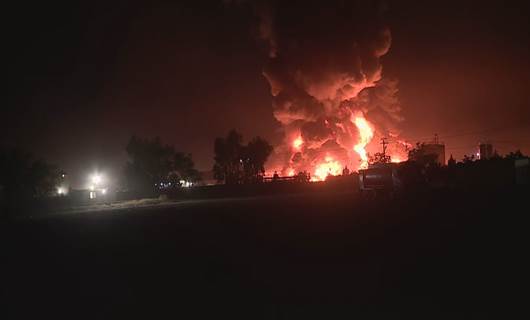 Massive blaze erupts at Erbil oil refinery