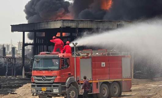 Erbil-Gwer yolu üzerinde çıkan yangın 20 saat sonra kontrol altına alındı