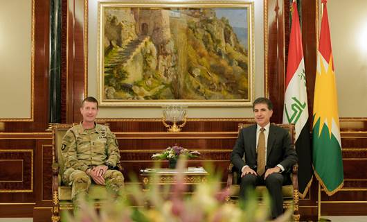 President Barzani, coalition commander discuss ‘collective efforts’ to combat ISIS threats