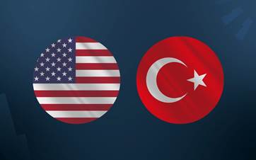US and Turkish flags 