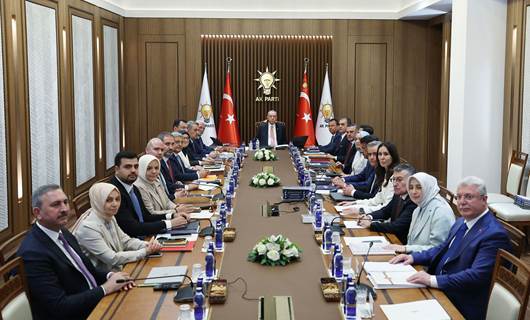 AK Parti Merkez Yürütme Kurulu dün, Türkiye Cumhurbaşkanı ve AK Parti Genel Başkanı Recep Tayyip Erdoğan başkanlığında toplandı. / AA