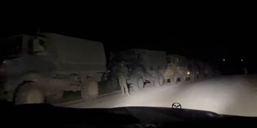 A snapshot from a video submitted to Rudaw showing Turkish troops patrolling inside the Kurdistan Region on June 24, 2024. Photo: Submitted