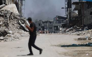 قصف إسرائيلي على غزة - AFP