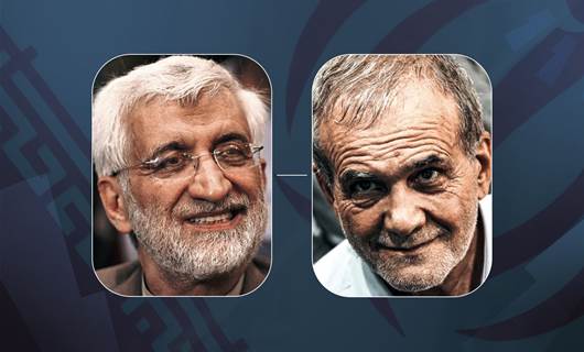 From left: Saeed Jalili and Masoud Pezeshkian. Photos: AFP/file