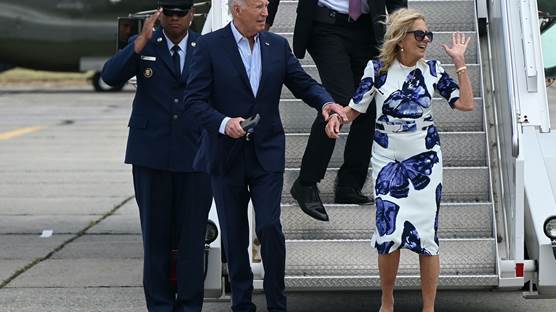 ABD Başkanı Joe Biden ile eşi Jill Biden / AA