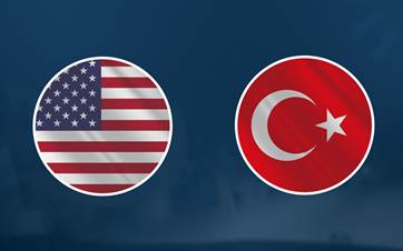 From left: US and Turkish flags. Graphic: Rudaw 