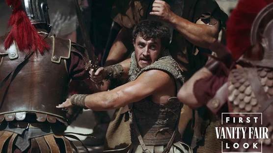 دیمەنێک لە فیلمی "Gladiator 2"