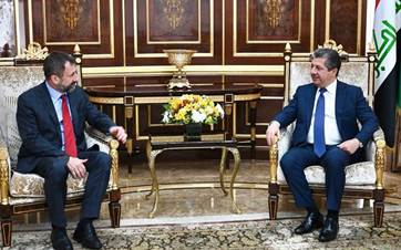 Başbakan Mesrur Barzani  Çek Cumhuriyeti'nin Büyükelçisiyle görüştü