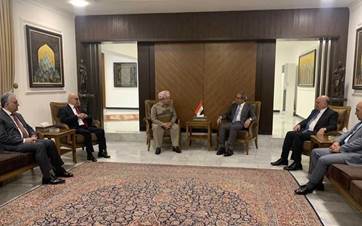 Başkan Barzani, Irak Yüksek Yargı Konseyi Başkanı Faik Zeydan ile görüştü