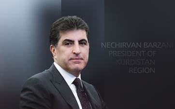 رئيس إقليم كوردستان نيجيرفان بارزاني 