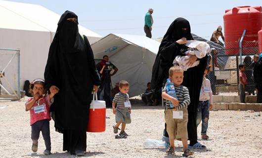 IŞİD'li ailelerin kaldığı kamplardan bir görüntü / Arşiv