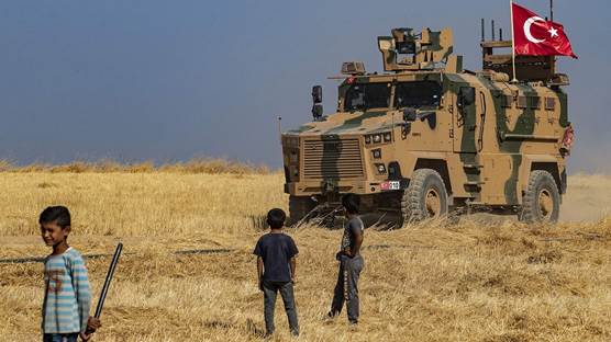 Hêzên Tirkiyeyê li Rojavayê Kurdistanê / Wêne: AFP