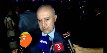 Kamal Mohammed, acting minister of KRG’s Natural Resources Ministry speaking to journalists in Erbil on July 14, 2024. Photo: Rudaw