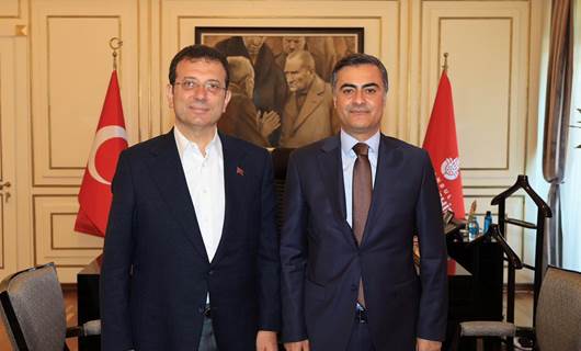 Foto: İBB Başkanı Ekrem İmamoğlu ile Van Büyükşehir Belediyesi Eşbaşkanı Abdullah Zeydan
